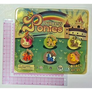 Vintage Vending Display Board Princess Ponies 0641